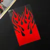 Adesivos de Chama para Motocicleta Transfronteiriços para Retrovisores, Para-choques, Arranhões na Carroceria, Motocicletas, Skateboards e Capacetes