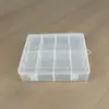 Caja de Almacenamiento de Plástico Transparente Pp con Doble Botón, Caja para Empaque y Organización de Componentes, Tarjetas de Joyería, Accesorios para Herramientas de Ferretería