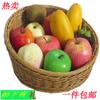 Cesta de Pan Cesta de Dim Sum Cesta de Frutas Cesta de Imitación de Ratán Cesta de Exhibición para Supermercado Redonda Boca Inclinada Plato de Ratán Plástico Colección