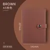 Cuaderno A5 Personalizable con Logo, Hebilla, Engrosado, Bloc de Notas Simple para Negocios, Libro de Actas de Reunión, Venta al por Mayor de Fabricante