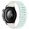 Correa de Reloj Magnética de Silicona Bicolor Rayada de 22 mm Compatible con Huawei Watch GT7 GT6 GT5 Pulsera Samsung
