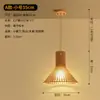 Lustre moderno de madeira maciça para sala de jantar e sala de estar estilo nórdico, lustre de madeira criativo estilo gaiola de pássaro, luminária de madeira de cabeça única estilo japonês