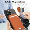 Porta-Cartões Magnético MagSafe com Suporte para Telefone, Anti-Skimming RFID, Porta-Cartões Multifuncional, Universal para iPhone