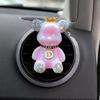 Perfume de Carro Saída de Ar Condicionado de Carro Clipe de Aromaterapia Cor Plated Colorida Urso Decoração de Interior de Carro Broca