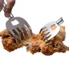 Protetor de Mão Garra de Urso em Aço Inoxidável, Ferramenta de Cozinha Multifuncional para Uso Doméstico, Cortador de Legumes Anti-Escaldante para Iniciantes