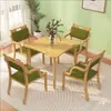 Mesas y Sillas de Comedor de Madera Maciza para Residencias de Ancianos y Centros de Enfermería, Muebles para Personas Mayores, Apartamentos Adaptados para el Envejecimiento, Mesas y Sillas