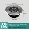 Luces subterráneas ultradelgadas LED para exteriores, impermeables, empotradas en el suelo, luces enterradas, luces de jardín, luces para césped, luces de pared exteriores, focos