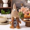 Muñeco Decorativo de Punto para Taza de Café Transfronterizo Chenlin Accesorios para Vestir Escena de Cafetería Restaurante Muñeco sin Rostro Enano