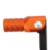 Adecuado para Motocicleta Todoterreno Kawasaki Crf250L Crf300L Palanca de Cambios de Engranajes Modificada de Aleación de Aluminio Negro Naranja