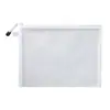 Bolsa de Archivo de Malla de Nylon Transparente A4A5 Bolsa de Almacenamiento para Cosméticos Juguetes Bloques de Construcción Estudiante Cremallera Datos A6 Bolsa para Lápices