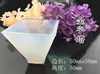 Molde de Silicone Pirâmide de Resina Cristal DIY Joias Feitas à Mão Triângulo Flor Seca Modelo de Ornamento de Resina