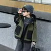 Ropa de Otoño e Invierno para Niños Chaqueta de Polar Ollie 2026 Nueva Chaqueta Engrosada para Niños Ropa Peluda para Niños Guapos