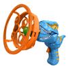Máquina de Burbujas Portátil de Dinosaurio Popular de Douyin Burbuja-Dentro-de-Burbuja Verano Exterior Pistola de Burbujas Grandes Juguetes para Niños Transfronterizos Al Por Mayor