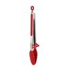 Pinza de silicona para alimentos transfronteriza de Amazon con soporte para barbacoa, pinza para alimentos de dos piezas de 9 y 12 pulgadas