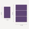 Etiqueta de color rectangular PVC adhesivo caja de cartón etiqueta marca de clasificación de color escrita a mano logo pasta