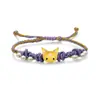 Shuibei Oro Oro Puro 999 Cinnamoroll Pulsera de Perlas Doradas de la Fortuna Gato de la Suerte Kuromi Pulsera Regalo de Cumpleaños