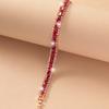 Suministro transfronterizo de pulseras de cadena con diseño de nicho de circonita de color circonio, joyería de moda para mujer, venta al por mayor.