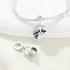 Accesorios de Moda Europeos y Americanos para Manualidades Colgante Pequeño de Mapache Pulsera de Perlas de Gama Alta Nicho Colgante para Collar Cuentas Sueltas para Mujeres