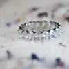 Anillos Estilo Europeo y Americano, Anillos de Mujer con Circonita, Anillos Incrustados de Diamantes, Anillos de Compromiso, Joyería, Anillos de Cobre, Accesorios