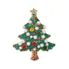Broche Tema Natalino Europeu e Americano Papai Noel Árvore de Natal Boneco de Neve Festival de Flores Decoração de Roupa Acessórios de Pino