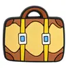 Pegatinas Suaves de Goma de Viajes Globales Decoración Plana de Dibujos Animados Material de PVC Papelería Funda de Teléfono Ropa Accesorios DIY