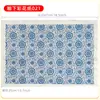 Decalques de Papel Floral para Esmalte Cerâmico, Adesivos de Flores Vermelhas de Alta Temperatura, Adesivos Azuis e Brancos de Jingdezhen, Papel Floral Impresso Tradicional