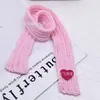 Bufanda Labubu Colgante 50cm Conjunto de Bufandas Cálidas de Invierno Llavero Muñeco Labubu Sombrero Bufanda Corazón