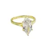 Anillo Abierto de Lujo Ligero Moda para Mujer Incrustado con Piedras Preciosas de Colores Diamante Anillo de Dedo con Personalidad Material de Alta Calidad Accesorios Estilo Ins