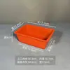 Caja de Plástico Rectangular sin Tapa para Artículos Varios, Cesta de Almacenamiento para Tornillos, Caja de Almacenamiento Colorida para Jardín de Infancia, Marco Pequeño para Fichas de Juego