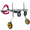 Silla de ruedas para mascotas de cuatro ruedas para extremidades delanteras para gatos y perros, Scooter Asistente para Patas Traseras para Mascotas Mayores Discapacitadas, Soporte para Patas Traseras