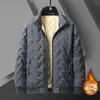 Jaqueta acolchoada de algodão masculina outono e inverno lã de cordeiro folgada plus size jaqueta acolchoada de algodão masculina inverno lazer ao ar livre quente à prova de frio pequena jaqueta acolchoada de algodão