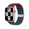 Nueva Correa de Hebilla Tejida Elástica de Nailon con Bloques de Color Adecuada para Apple iWatch 11.ª Generación 10/987Se