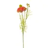 Flor de Crisantemo de Seda de Cabeza Única Estilo Bosque Flor Artificial Accesorio para Fotografía de Picnic Arreglo Floral de Mesa para Sala de Estar Decoración de Celebridad de Internet Flor Artificial