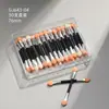 Herramientas de Manicura Palo Esponja de Doble Extremo Palo Aplicador de Polvo Espejo Mágico Aurora Palito Aplicador de Maquillaje Iluminador Nariz Sombra de Ojos Desechable Venta al por Mayor