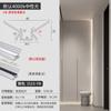 Lâmpada linear led embutida em alumínio slot sala de estar cozinha teto lâmpada linear perfil sem bordas lâmpada de canto linha slot