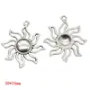 Accesorios para Joyería de Aleación Retro DIY Serie Sol Estrella Luna Colgantes Collares Pulseras Dijes Venta Caliente Transfronteriza
