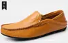 Explosiones Transfronterizas Tamaño Grande Cuero de Microfibra Zapatos Perezosos de Cuero Zapatos Casuales para Hombre Mocasines