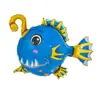 Mini Balões de Alumínio Oceano Peixe Pintado Peixe Tropical Peixe-palhaço Vários Balões Atacado