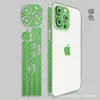 Película de Marco de Fibra de Carbono para iPhone17Pro Es Adecuada para Pegatinas de Borde de Teléfono Móvil Apple 15, Película para Lente 13, Pegatinas 14, 16