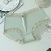 Braguitas para Niñas de Estilo Japonés, Suaves, Amigables con la Piel, Sencillas, de Cintura Media, Color Sólido, Transpirables, Sin Costuras, Algodón Puro en la Entrepierna, Nuevo Modelo 2026