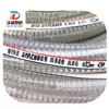 Fabricantes de Weifang fornecem mangueiras flexíveis transparentes reforçadas com arame de aço de PVC, de grande diâmetro, resistentes a ácidos e álcalis e resistentes à pressão, nos tamanhos 252 e 300 mm.