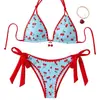 Bikini de Dos Piezas con Lunares, Estilo Europeo y Americano, Nuevo Traje de Baño de Playa Sexy Europeo y Americano 2027