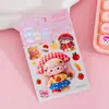 Pegatinas 5D tridimensionales con relieve para niñas, dibujos animados infantiles, autoadhesivas, impermeables, decoración DIY para funda de teléfono, patrones pequeños
