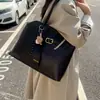 Bolso Tote de Moda Retro Estilo Coreano para Mujer 2025 Otoño e Invierno Nuevo Elegante y Exquisito Bolso de Hombro Bolso Simple de Axila