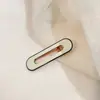 Presilha de cabelo doce e estilosa para mulheres, única e de alto valor, acessório de cabelo simples e sofisticado para franja