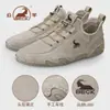 Zapatos de Hombre Sheep Primavera y Otoño Nuevos Zapatos Casuales de Piel Genuina para Hombre Zapatos Deportivos para Exteriores Versátiles de Suela Blanda para Hombre Modelos de Piel para Hombre