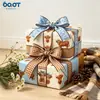 Cinta de grosgrain imitación lino, estampado de vaca de las Highlands, cinta tejida con borde de alambre, cinta decorativa para corona y lazo de Navidad al por mayor