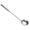 Colher Grande para Fritar com Cabo Alongado de Aço Inoxidável Colher para Fritar de Chef Colher para Frigideira de Restaurante Hotel Cozinha