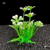 Decoração para Aquário Plantas Aquáticas de Plástico, Plantas Artificiais, Decoração de Micro-Paisagem Suculenta, Flores Artificiais, Pequenos Enfeites de Plantas Aquáticas