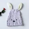Gorro de ducha de felpa de coral para niños con diseño de dibujos animados y orejas de conejo, gorro para secar el pelo al por mayor, toalla para secar el pelo de mujer para adultos, entrega en una sola pieza